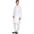 thumbnail image 1 of Royal Kurta Men's Cotton Linen Kurta Pyjama (38, White), 1 of 1