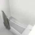 Rustproof Curved Shower Curtain Rod, Adjustable Stainless Steel SUS304