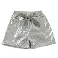thumbnail image 6 of Gubotare Dance Shorts Girls Toddler Girl's Shorts Elastic Waist Straight Leg Loose Casual Shorts 5T 6T (Grey,5-6 Years), 6 of 9