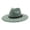 Light Green, variant on Unisex Fedora Hat Wide Flat Brim Jazz Style Ethnic Design Structured Polyester Casual Headwear Light Purple12.28One Size