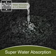 thumbnail image 3 of Softlife Absorbent Bathroom Rugs Microfiber Non Slip Bath Mat for Bathroom Soft Shaggy Rug,48"x24",Black, 3 of 6