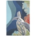 thumbnail image 1 of Liora Manne Ravella Akumal Indoor Outdoor Runner Rug, Sea Turtle, 2' x 5', 1 of 6