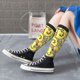 thumbnail image 5 of Fotbe Ducks Calcetas Divertidas Estampadas para Hombre y Mujer, Calcetas de Algodón hasta la Rodilla para Caminar, Correr, Enfermería y Embarazo, 5 of 6