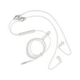 thumbnail image 2 of Air Tube Headset, Phone Headset Air Tube Earphone Earbuds Wired Headphones With 2 X Pair Of Spare Earplug For Air Tube Headphone White,Black, 2 of 8