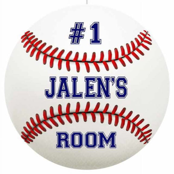 JALEN'S Bedroom 14" Round Metal Sign Boys Room Wall Decor Gift 100140030229