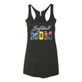 thumbnail image 2 of Wild Bobby, Colorful Softball Mom, Mother's Day, Women Tri-Blend Racerback Tank Top, Vintage Black, Large, 2 of 3