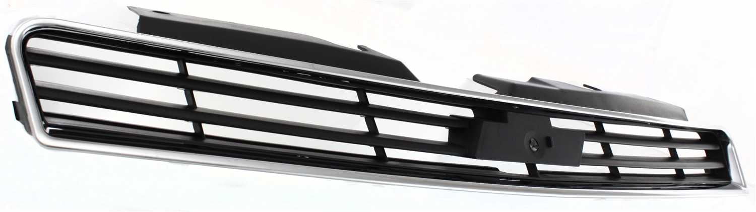 Grille Assembly Compatible With 2006-2007 Chevrolet Monte Carlo 2006-2011 Impala Chrome Shell with Dark Gray Insert