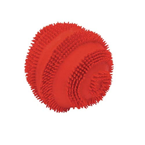 Coastal Pet Rascals 2.5" Latex Spiny Red Ball Dog Toy with Squeaker (1-Unit)