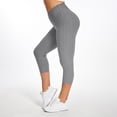 thumbnail image 4 of Dovford Womens High Waist Textured Workout Leggings Booty Scrunch Yoga Pants Slimming Ruched Tights, 4 of 4