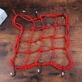 thumbnail image 4 of SHISUYAN Rear Frame Net Cover Luggage Cover Rubber Band Elastic Luggage Net Motorcycle Net Bag Helmet Net(Red), 4 of 8