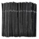 thumbnail image 1 of Flexible Bendy Plastic Disposable Straws - 500/200/100pcs, Black, 1 of 4