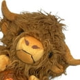 thumbnail image 6 of Sioweci Baby Breathing Highland Cow Plush Toy with Soothing Music Light Musical Cattle Plushie Stuffed Animal Calming Doll Soother Newborn Infant Boys Girls Gift Cow, 6 of 13