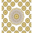 thumbnail image 3 of Ambesonne Mandala Duvet Cover Sets, Natural Leaves, 2-Queen, Yellow Cream Brown, 3 of 3
