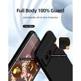 thumbnail image 2 of 3 in 1 for Google Pixel 6 Case, with 2 Pack Screen Protector, with Full Camera Cover Protection，Liquid Silicone Slim Shockproof Protective Phone Case [Microfiber Lining] (Black), 2 of 12