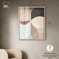 thumbnail image 4 of Curvilinear Quadrants III Shadowbox Print Boho Art by Art Remedy, Blonde Frame, 36 x 45, 4 of 6
