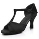 thumbnail image 2 of Zapatos de baile de salón para mujer, zapatos de baile latino de tango para adultos, color negro 1, 2 of 4