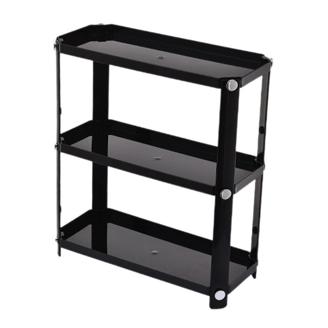 Estante organizador de baño, organizador de Perfume para tocador, soporte organizador de escritorio, tocador, estante de almacenamiento de cosméticos 3 niveles