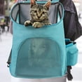 thumbnail image 1 of Dvkptbk Sac à Dos Pliable pour Petits Animaux, Design Ventilé Sac de Transport pour Animaux avec Poches en Filet Respirant, Sac de Transport pour Voyage Randonnée et Camping Rangement & Organisation, 1 of 7