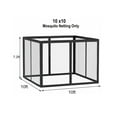 thumbnail image 3 of Wilk 10'x10' Gazebo Universal Replacement Mesh Sidewall Mosquito Netting, 3 of 6