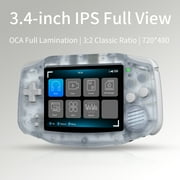 Anbernic RG34XX Handheld Game Consoles,3500mAh Battery,Support HD TV Output Glacier
