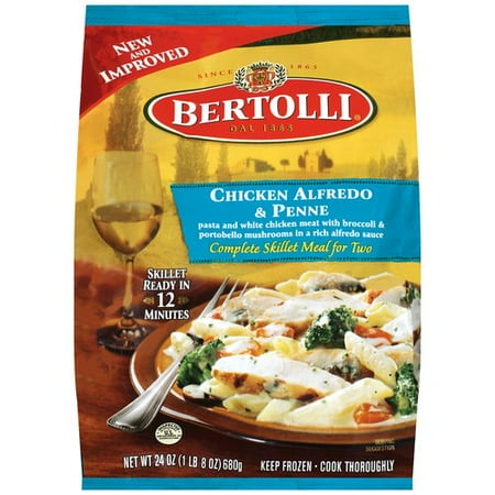 Bertolli Chicken Alfredo & Penne Complete Skillet Meal For Two, 24 oz