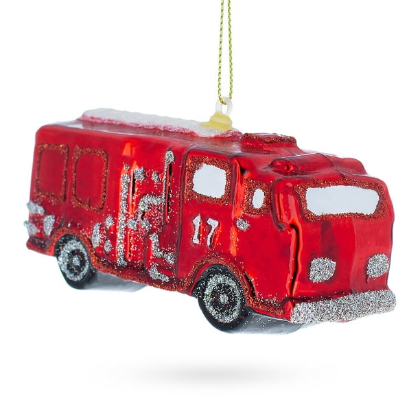 Fire Truck Christmas Ornaments 