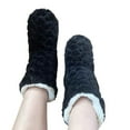 thumbnail image 3 of Vedolay House Slippers for Women Indoor House Slippers Soft Slip-On Bedroom Slippers Cozy Home Shoes Black,43, 3 of 5