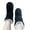 Black, variant on Women’s Warm Fuzzy Boot Slippers Comfortable Mid Calf Plush Fleece Lined Boots Slip On House Shoes