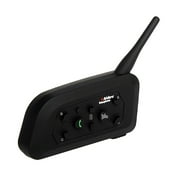Motorcycle wireless Headset / Intercom 1200M Hands-free Interphone Helmet Headset for Six Motorcycle Riders