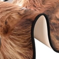 thumbnail image 6 of Dreamtimes Highland Cow Cattle Hallway Runner Rug 2'x6' Kitchen Rug with Rubber Backing Animal Meadow Non Slip Entryway Rug Runner Washable Soft Area Rug for Hallway Bedroom Kitchen Decor, 6 of 6