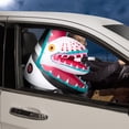 thumbnail image 2 of Gemmy Car Buddy Christmas Airblown Inflatable Sandworm WB, 3 ft Tall, Black, 2 of 4