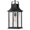 thumbnail image 4 of 1 Light Medium Outdoor Hanging Lantern In Traditional Style 8.5 Inches Wide By 19.75 Inches High-Textured Black Finish Hinkley Lighting 2392Tk, 4 of 6