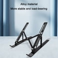 thumbnail image 4 of Foldable laptop stand, adjustable ergonomic desk computer stand, ventilated portable laptop stand, 4 of 5