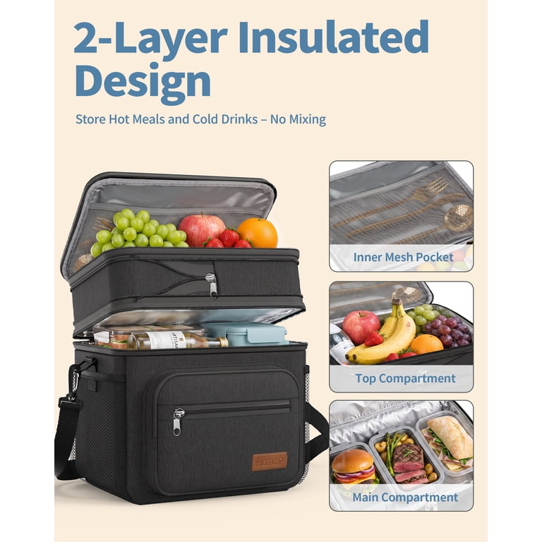 Hotor Double-Layer Insulated Lunch Box, Leakproof photo 5