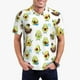thumbnail image 1 of Fotbe Funny Avocado In Mexican Clothes Camiseta Polo de Golf para Hombre con Estampado – Camisa Deportiva Transpirable con Cuello Abotonado-4X-Large, 1 of 6