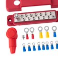 thumbnail image 6 of 12 Terminal Power Distribution Block Bus Bar 48V Accessories Replacement Easy to Install with Terminals for Boat Marine Use red, 6 of 8