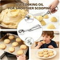 thumbnail image 4 of Premium Stainless Steel Ice Cream Scoop: Effortless Ball-Making for Ice Cream, Fruits & Desserts – Comfort Grip & Dishwasher Safe, 4 of 7
