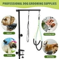 thumbnail image 6 of Dog Grooming Arm with Pet Grooming Hammock, 35" Pet Grooming Table Arm with Adjustable No Sit Haunch Holders, Dog Grooming Stand with Loop Noose for Small and Medium Pets, 6 of 9