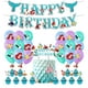 thumbnail image 1 of Globos Decorativos  Verde Aqua para Fiesta alusivo a la Sirenita  en Cartoncillo Colorido y Látex, 1 of 6