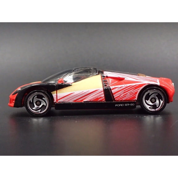 Open Box 1995 95 FORD GT90 PROTOTYPE CONCEPT CAR RED 1:64 SCALE DIORAMA DIECAST MODEL CAR
