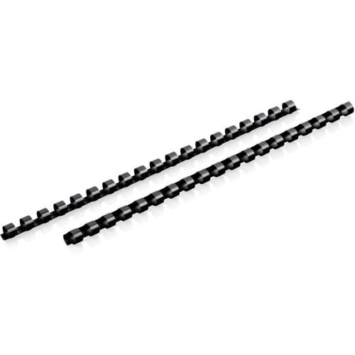 Mead CombBind Binding Spines - 0.37" Maximum Capacity - 55 x Sheet Capacity - For Letter 8 1/2" x 11" Sheet - Plastic - 125 / Box | Bundle of 2 Boxes