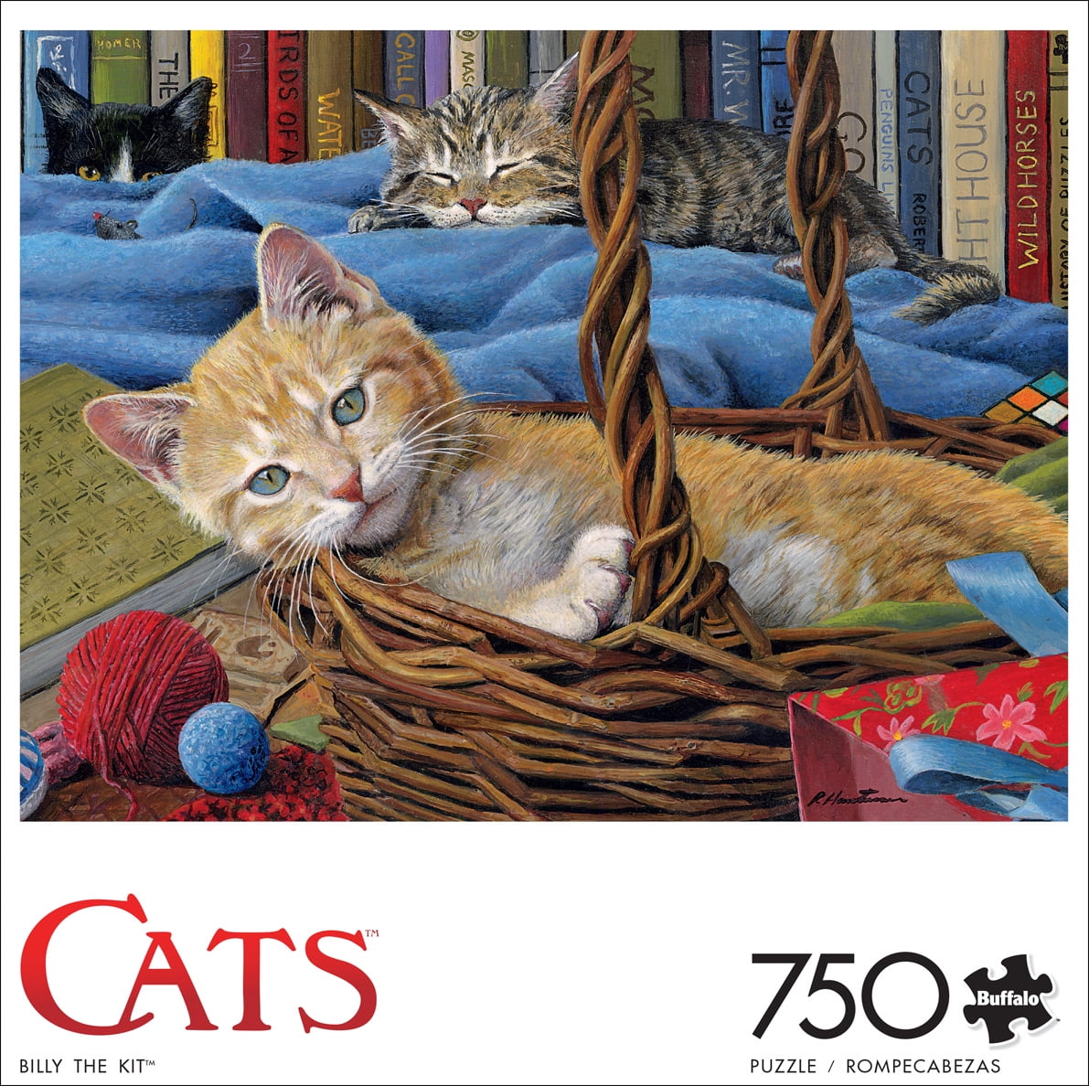 Cats Puzzle Beachcombers 750 Pcs Jigsaw Buffalo Games Suntan 24x18 for sale online 