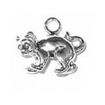 thumbnail image 1 of Sterling Silver 16" 1.2mm Box Chain 3D Small Inquisitive Cat Pendant Necklace, 1 of 2