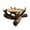 Brown 1Pack, variant on GleamNest 0.79 in Brown Resin Statue Mural Sculpture Sculpture Candle Stand Polyresin Craft Home Decoration Ornaments