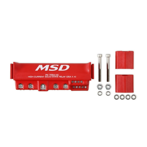 MSD 7564-HC Solid State Relay, 35AX4, Red