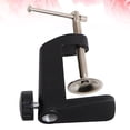thumbnail image 5 of KAKOWELY Table Lamp Clip 1PC Metal Table Clips Round Head Horse Buckle Desktop Holder Universal Fixed Base Clips Iron Multi-purpose Bottom Clip Accessories for Home Use (Thickening Style Black), 5 of 5