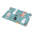 thumbnail image 3 of MKHERT Dogs Flat Design Doormat Non-slip Bath Mat Floor Mat 30x18 inch, 3 of 3