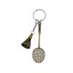thumbnail image 1 of Llavero de aleación de zinc con raqueta de bádminton y volante, 1 of 1
