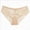 Beige, variant on Underwear for Women Lace Cheeky Panties Soft Full Coverage lingerie Womens (Dark Blue,L)