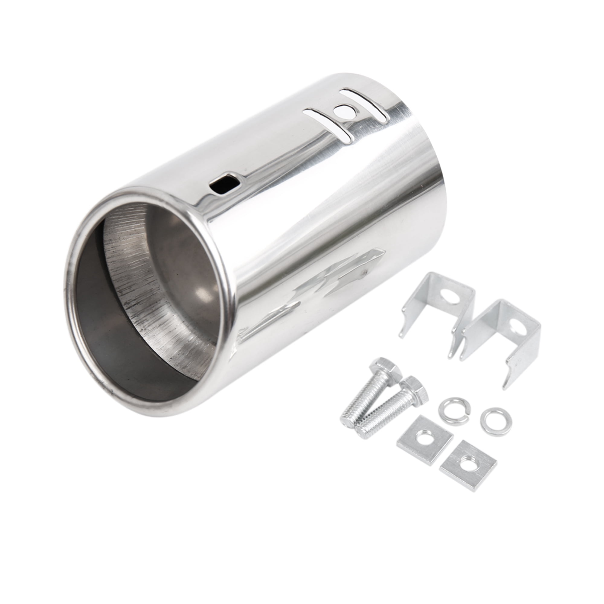 Universal Car Stainless Steel Chrome Exhaust Rear Tail